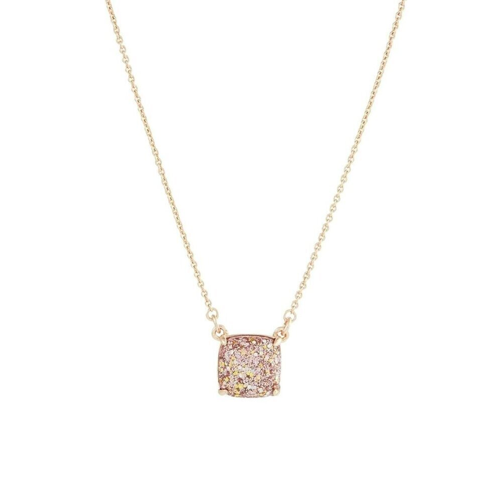 Kate Spade New York Cause A Stir Glitter Pendant Necklace in Rose Gold - Picture 2 of 2